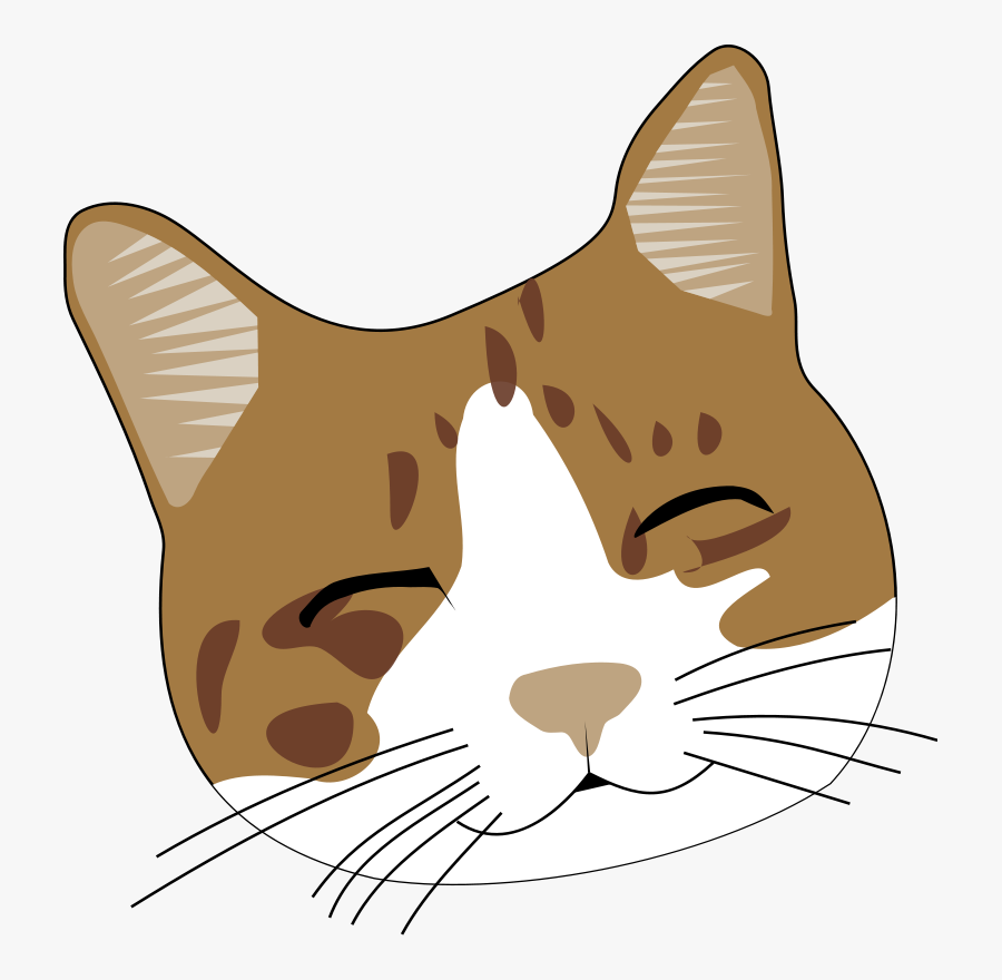 Cat Face Clipart Png, Transparent Clipart