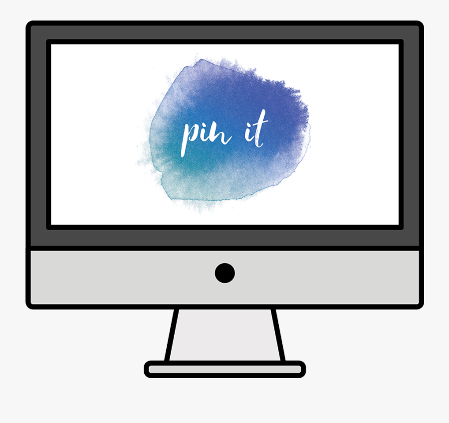 Transparent Indesign Clipart - Computer Monitor, Transparent Clipart