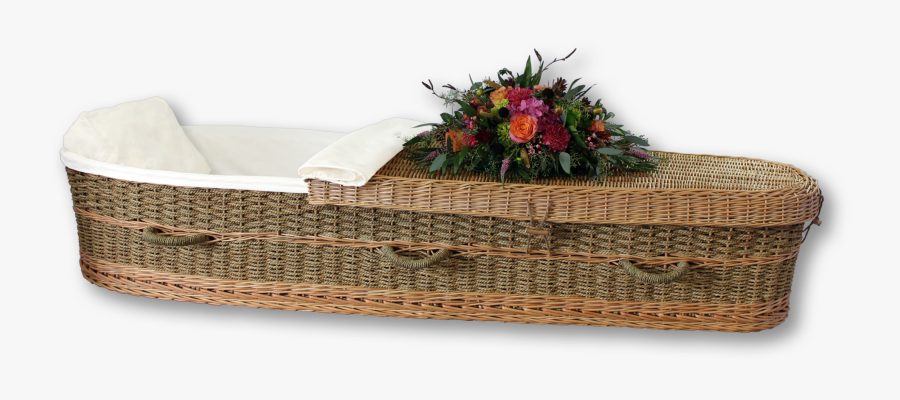 Transparent Casket Clipart - Seagrass Wicker Casket, Transparent Clipart