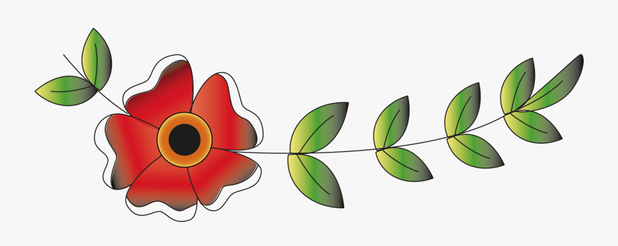 Wildflower Vector Cartoon, Transparent Clipart