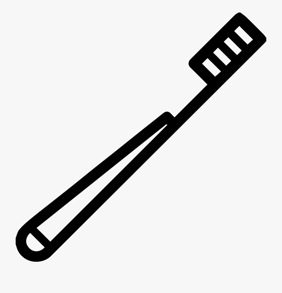 Drawing Of A Toothbrush, Transparent Clipart