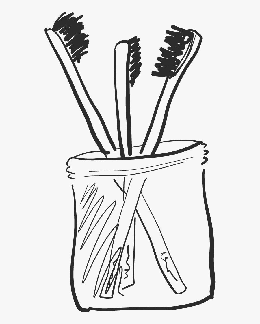 Bamboo Toothbrush Subscription - Toothbrush Drawing Png, Transparent Clipart