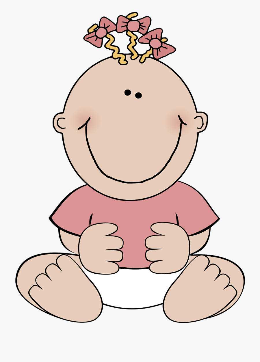 Baby Girl Clip Art, Transparent Clipart