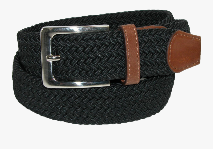 Ctm Mens Elastic Silver Buckle Belt Png Image - Belt For Men Png, Transparent Clipart