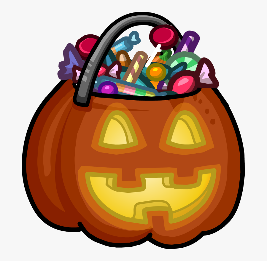 Clipart Pumpkin Candy - Candy Trick Or Treat Png, Transparent Clipart