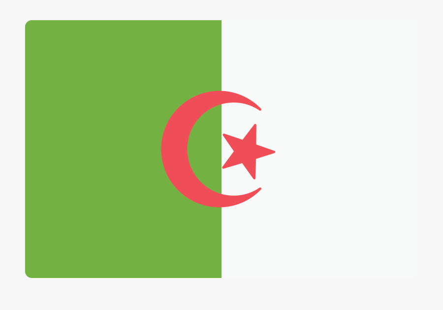 Algeria Flag, Transparent Clipart