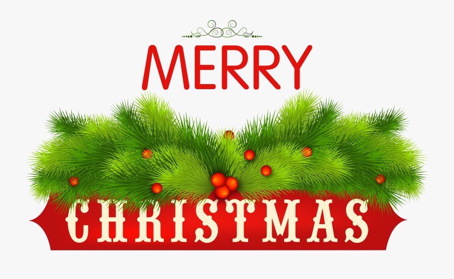 Christmas Clip Art - Merry Christmas Decoration Png, Transparent Clipart