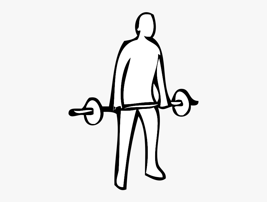 Weightlifting Exercise Instruction Vector Clip Art - Weight Lifting Clipart, Transparent Clipart