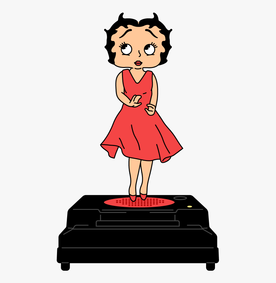Betty Boop Novelty Phone - Cartoon, Transparent Clipart
