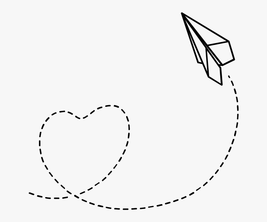 White Paper Plane Png Image - Paper Airplane Flying Png, Transparent Clipart