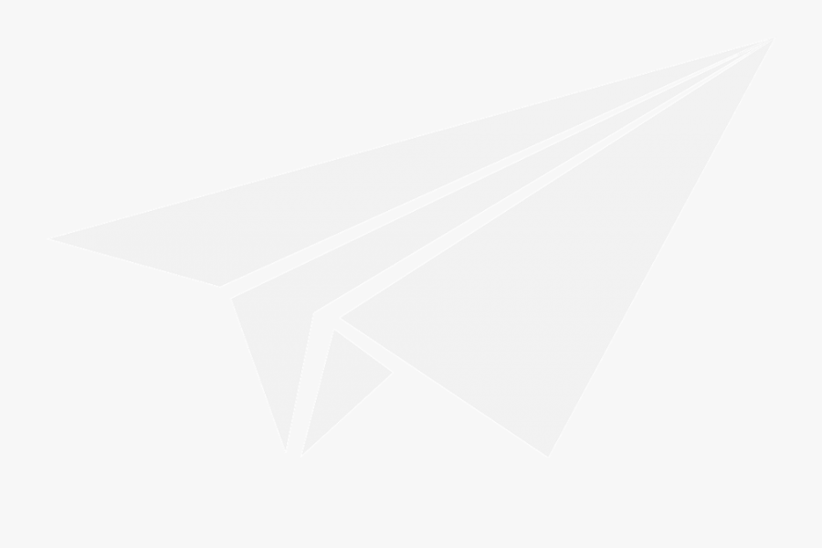 White Paper Plane Png Image - Paper Plane White Icon, Transparent Clipart
