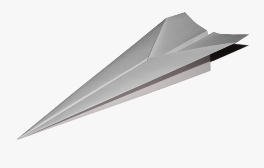 White Paper Plane Png Image - Long Paper Airplanes, Transparent Clipart