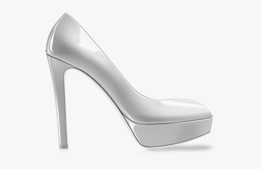 White Fancy Heelshoe Free Clipart Png Download - White Women Shoes Png, Transparent Clipart