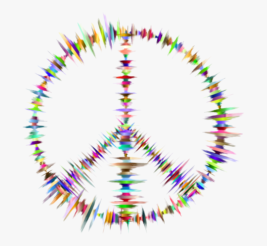 Symmetry,text,symbol - Peace Sign Vector Line, Transparent Clipart