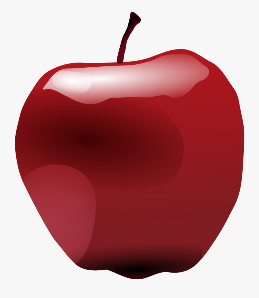 File Unbitten Svg Wikipedia - Transparent Snow White Apple, Transparent Clipart
