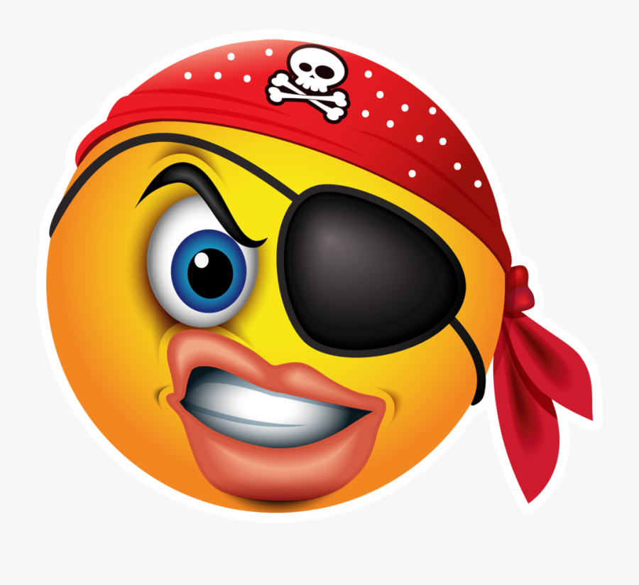 Female Pirate Eye Patch Cartoon, Transparent Clipart