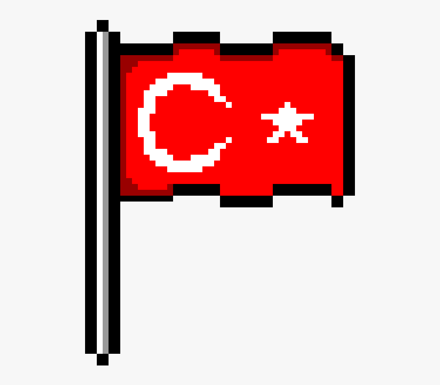 Flashlight Pixel Art , Png Download Clipart , Png Download - Pixel Art Turkey Flag, Transparent Clipart