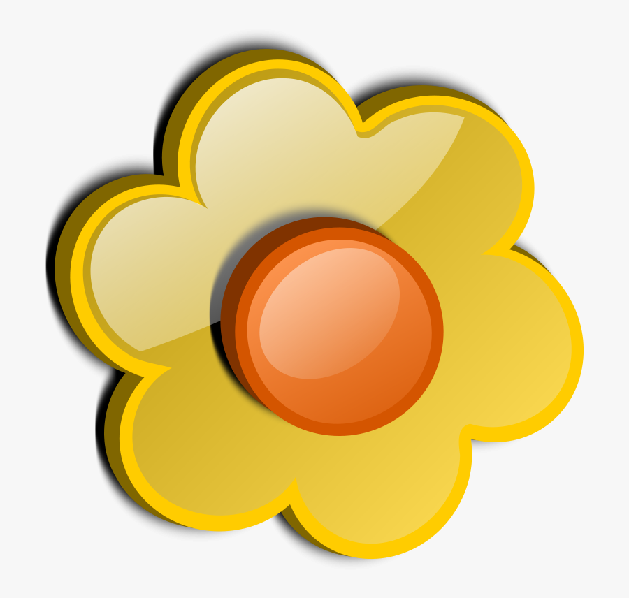 Flower A7 - Flower 3d Icon Png, Transparent Clipart