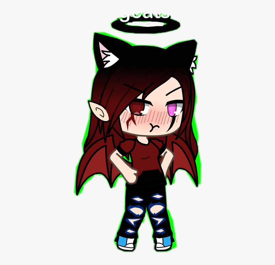 Devil Gachalife Freetoedit Wolves Song Cartoon Free Transparent Clipart Clipartkey