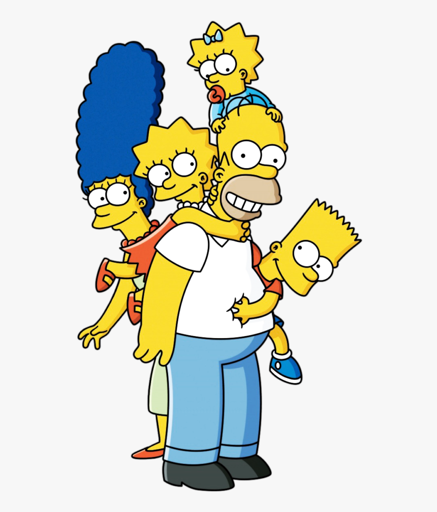 The Simpsons Family Photo - Simpsons Family Png, Transparent Clipart