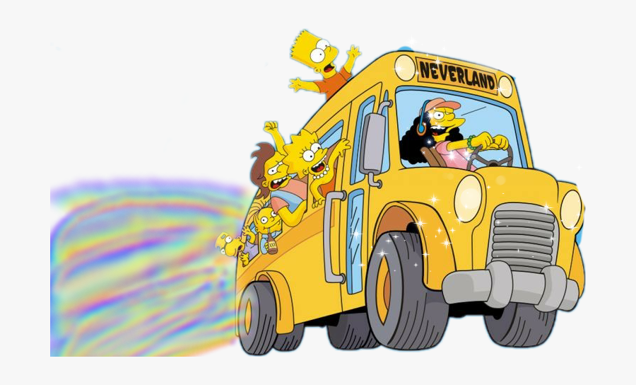 The Simpsons - Otto Simpsons Bus Driver, Transparent Clipart