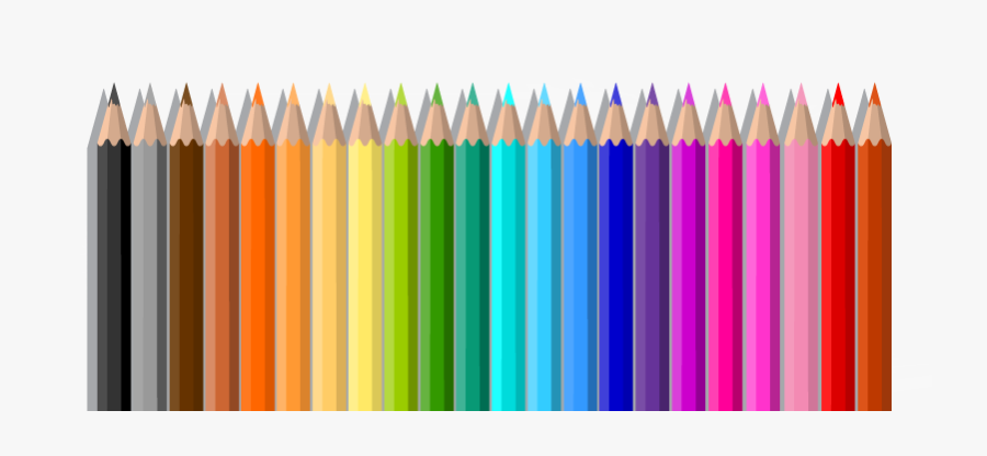 Colored Color Png Download - Vector Color Pencil Png, Transparent Clipart