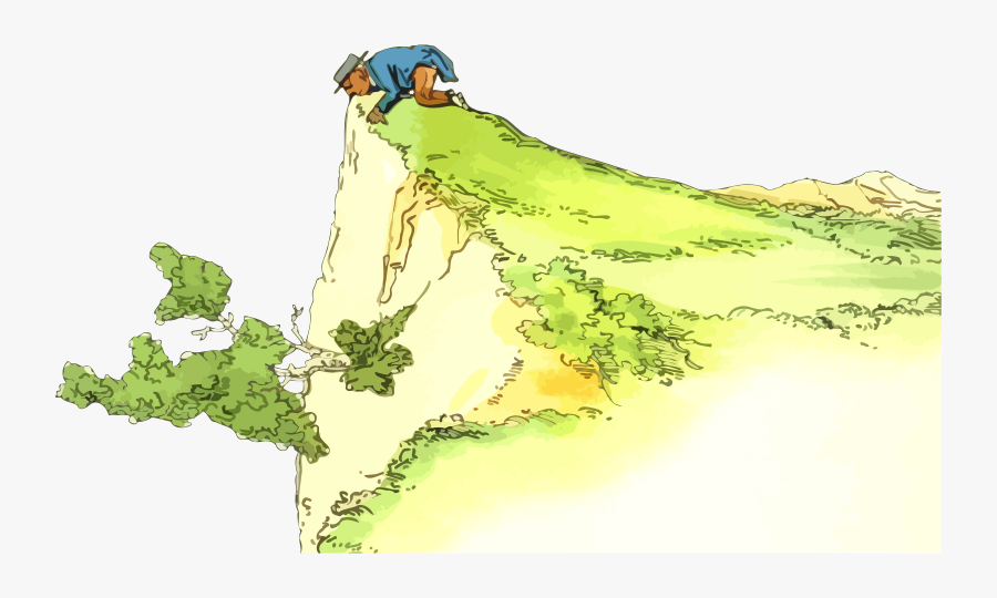 Scared Of Heights, Transparent Clipart
