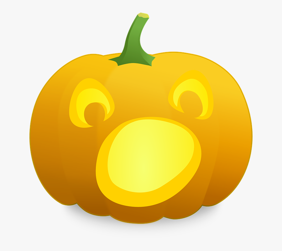 Angry Face Jack O Lantern, Transparent Clipart