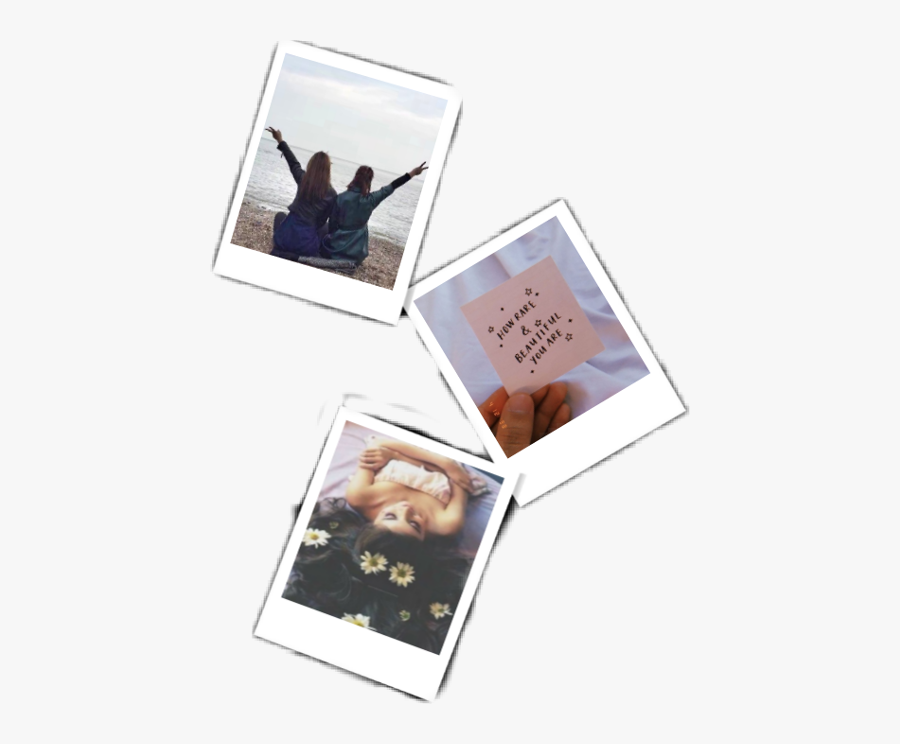 Polaroid Aesthetic Bff Sleepover Aestheticpics - Novel, Transparent Clipart