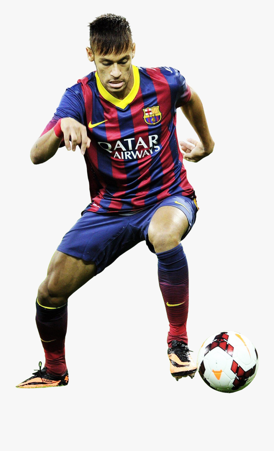 Neymar Drawing Wallpaper Messi - Neymar En Barcelona Png, Transparent Clipart