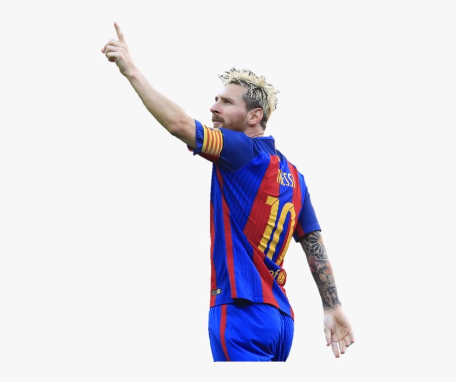 Messi Png - Messi Black Blonde Hair, Transparent Clipart
