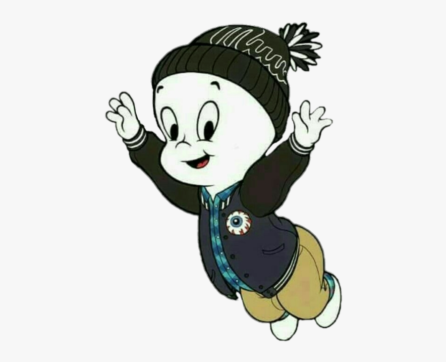 Casper The Friendly Ghost Winter Outfit - Casper The Friendly Ghost, Transparent Clipart