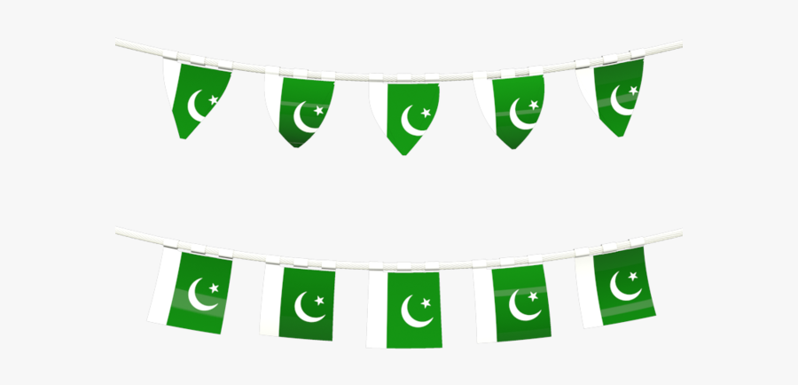 Rows Of Flags - Pakistan Flag Clipart Png, Transparent Clipart