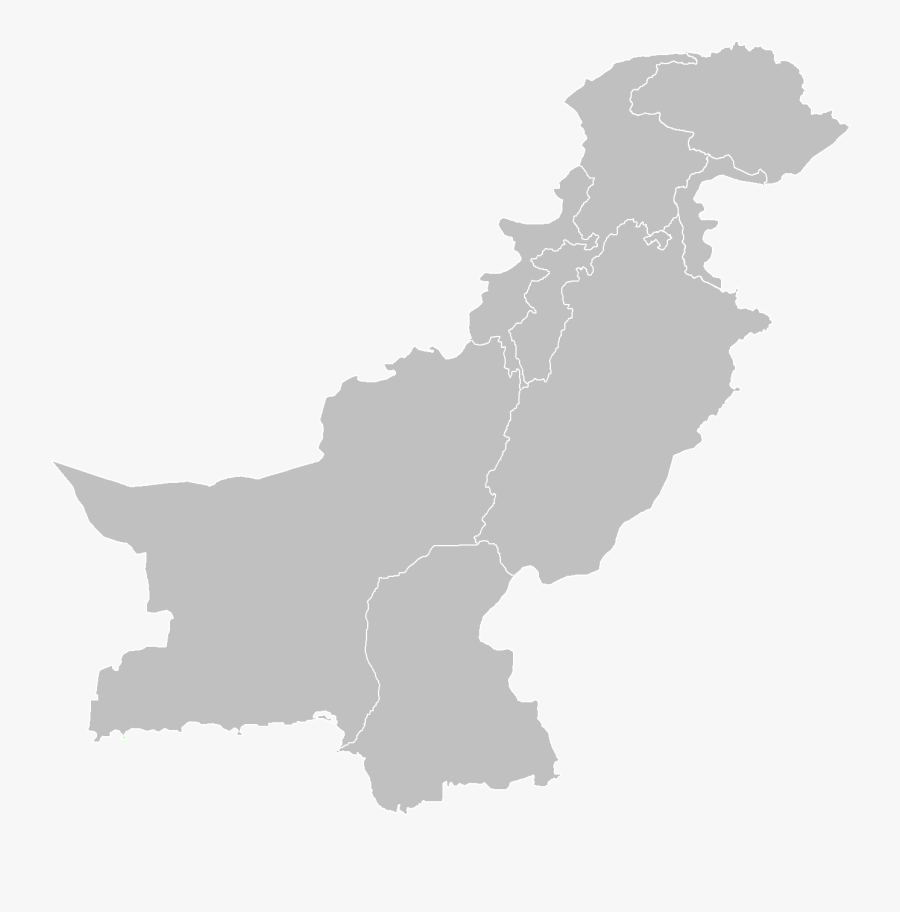 File - Pakistan Map Simple, Transparent Clipart