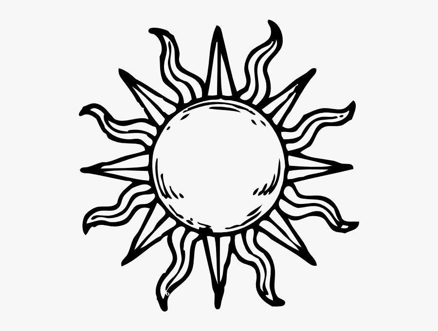 Sun Drawing, Transparent Clipart