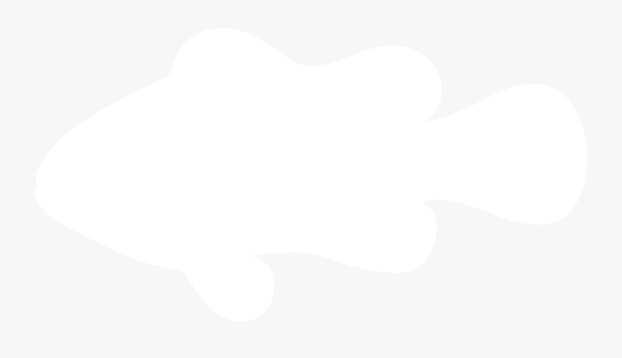 Clownfish Silhouette By Paperlightbox - Thought Bubble White Outline Png, Transparent Clipart