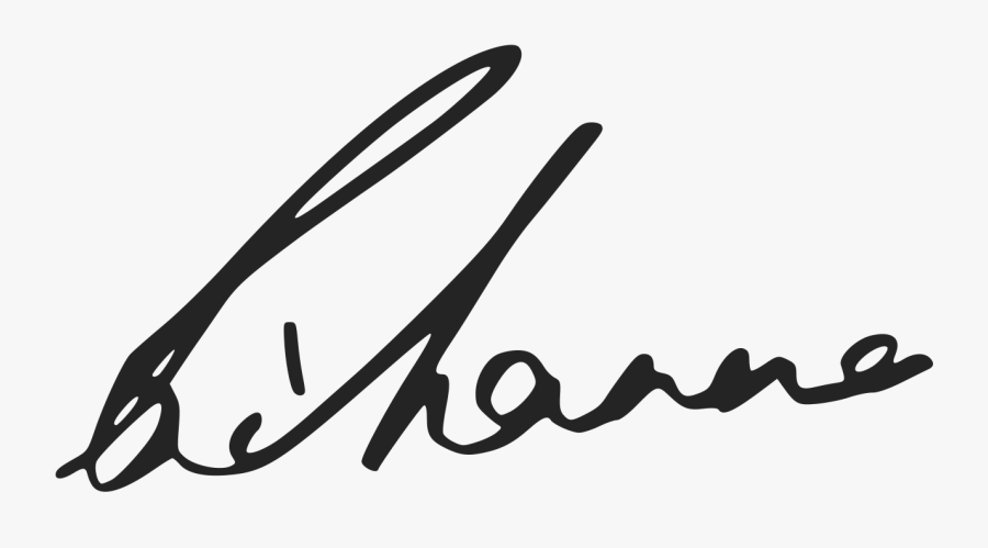 Rihanna Signature, Transparent Clipart