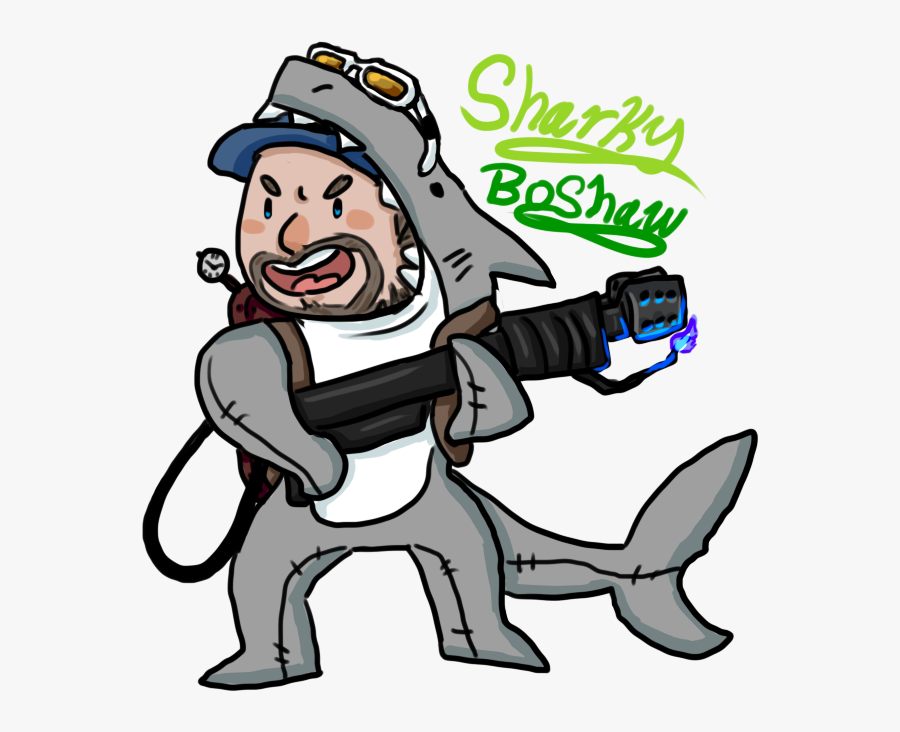 Real Quick Doodle For @scarecrane Of Sharky From Far - Far Cry 5 Funny Fan Art, Transparent Clipart