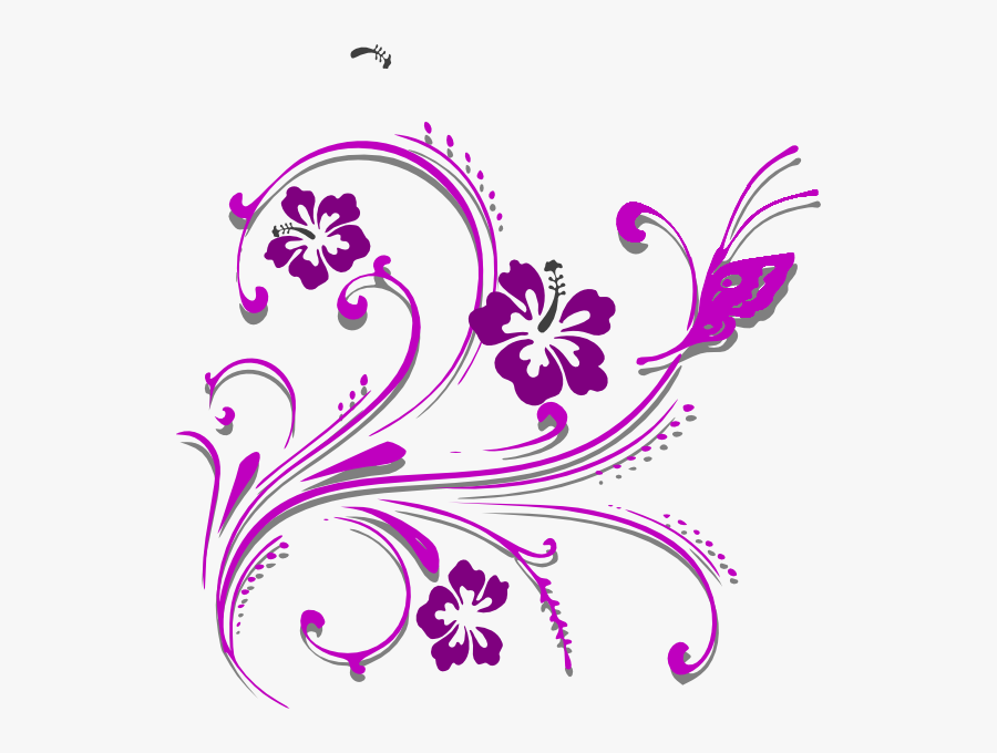 Butterfly Scroll Svg Clip Arts - Wedding Card Design Png, Transparent Clipart