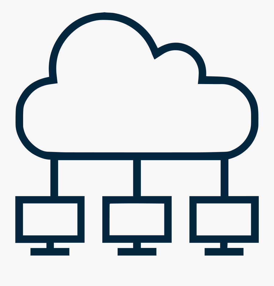Cloud Server Icon Png, Transparent Clipart