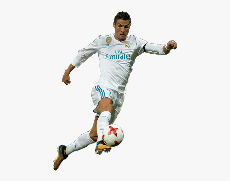 #cristianoronaldo #ronaldo #realmadrid - Kick Up A Soccer Ball, Transparent Clipart