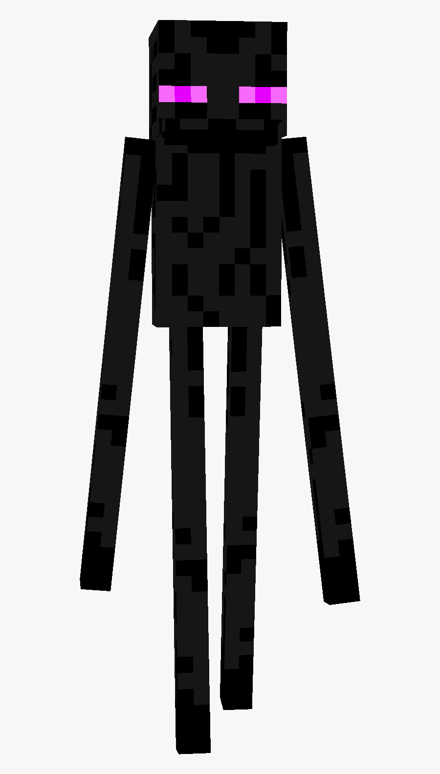 Minecraft Enderman, Transparent Clipart