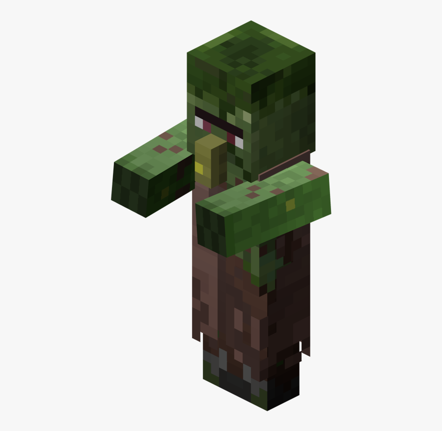 Minecraft Zombie Villager Gif, Transparent Clipart