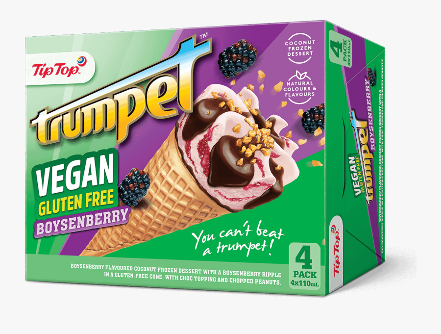 Vegan Gluten-free Boysenberry - Vegan And Gluten Free Trumpet, Transparent Clipart