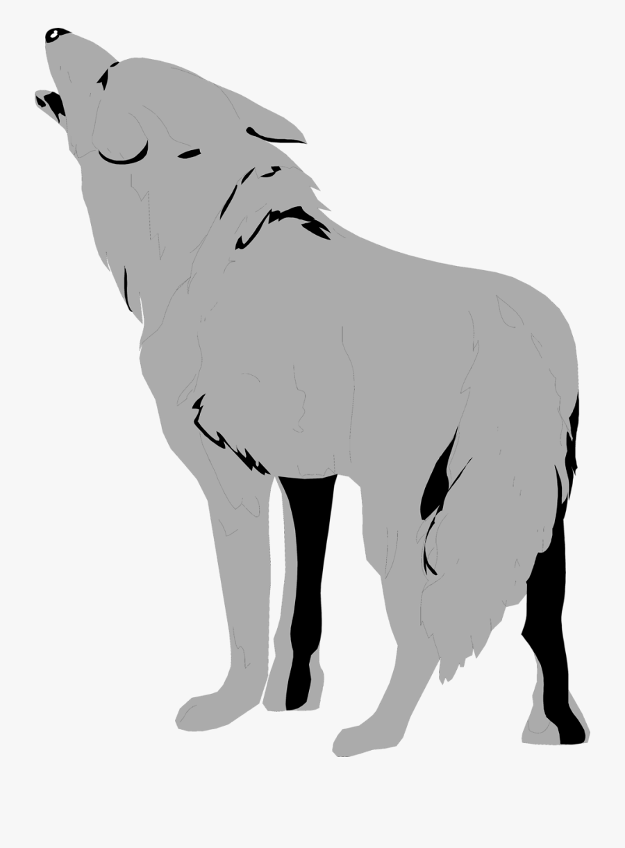 Cartoon Wolf No Background, Transparent Clipart
