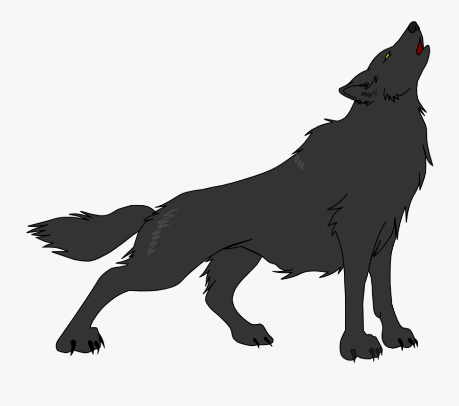 Transparent Wolf Howling Clipart - Transparent Howling Wolf, Transparent Clipart