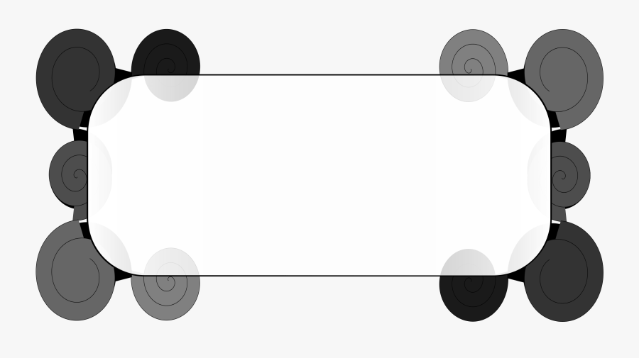 Decorative Text Box Clipart - Border Text Box Design Png, Transparent Clipart