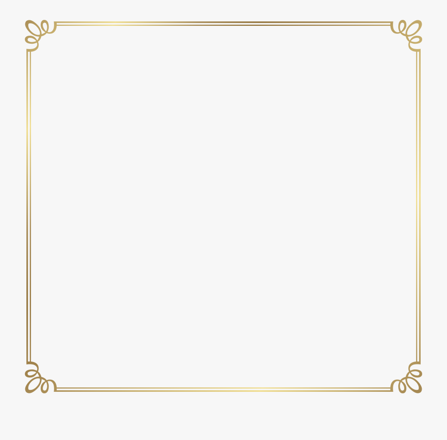 Decorative Frame Border Png Clipart Image - Formal Certificate Border Png, Transparent Clipart