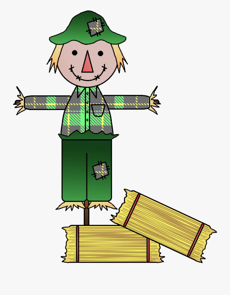 Green Scarecrow Clipart, Transparent Clipart