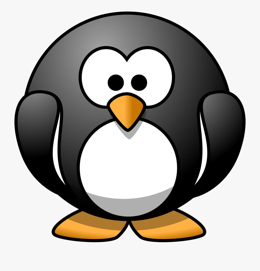 Transparent Penguin Clipart - Penguin Cartoon No Background, Transparent Clipart